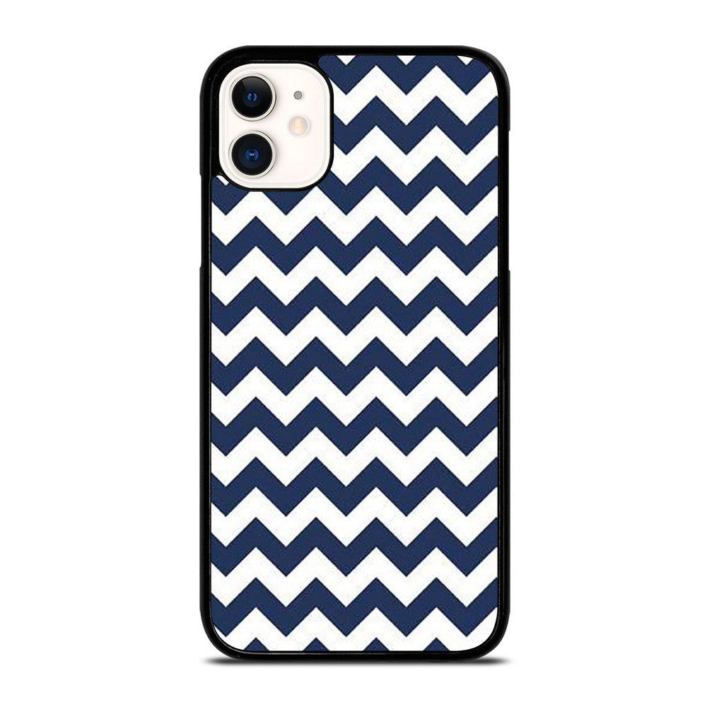 RILEY BLAKE CHEVRON PATTERN BLUE iPhone 11 Case Cover