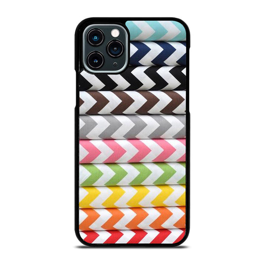 RILEY BLAKE CHEVRON PATTERN COLORFUL iPhone 11 Pro Case Cover