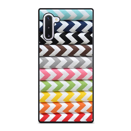 RILEY BLAKE CHEVRON PATTERN COLORFUL Samsung Galaxy Note 10 Case Cover