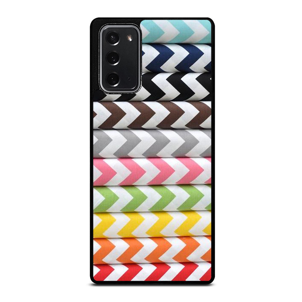 RILEY BLAKE CHEVRON PATTERN COLORFUL Samsung Galaxy Note 20 Case Cover