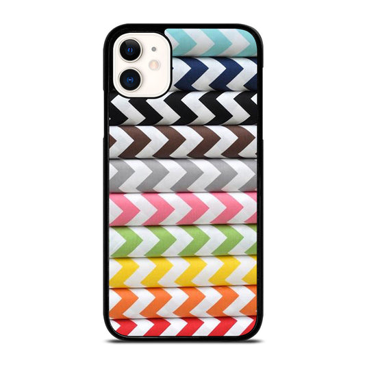 RILEY BLAKE CHEVRON PATTERN COLORFUL iPhone 11 Case Cover
