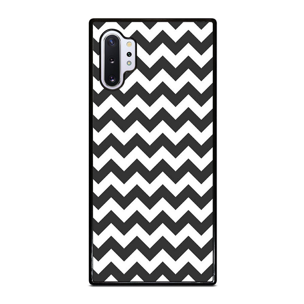 RILEY BLAKE CHEVRON PATTERN GREY Samsung Galaxy Note 10 Plus Case Cover