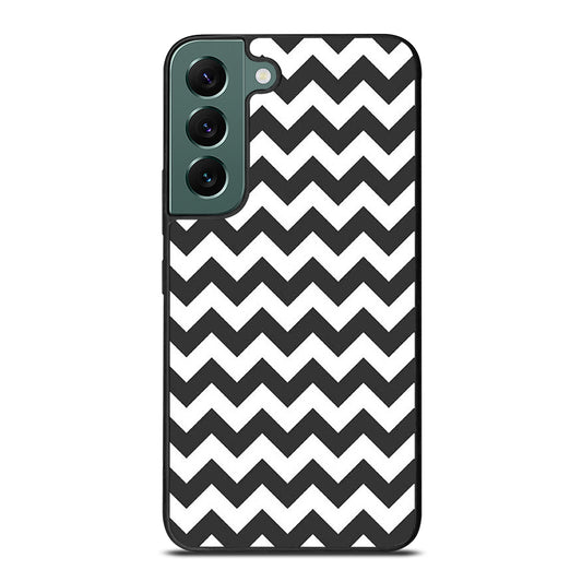 RILEY BLAKE CHEVRON PATTERN GREY Samsung Galaxy S22 Case Cover