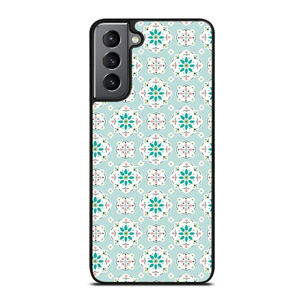 RILEY BLAKE BLUE PATTERN Samsung Galaxy S21 Plus Case Cover