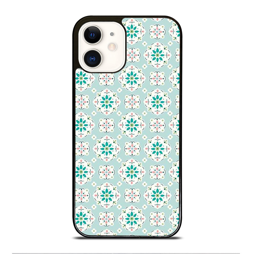 RILEY BLAKE BLUE PATTERN iPhone 12 Case Cover