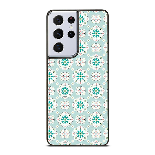 RILEY BLAKE BLUE PATTERN Samsung Galaxy S21 Ultra Case Cover