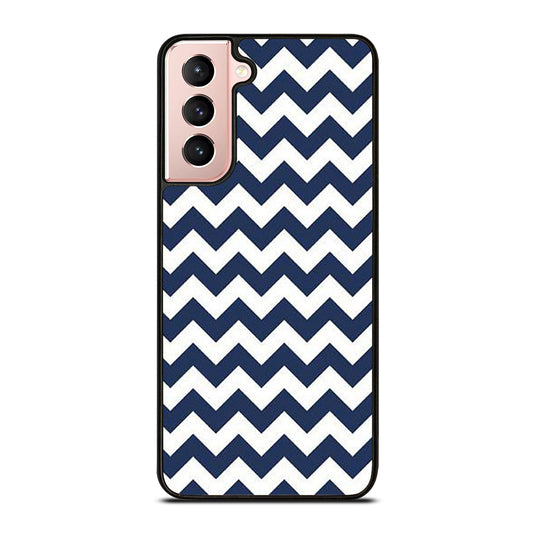 RILEY BLAKE CHEVRON PATTERN BLUE Samsung Galaxy S21 Case Cover
