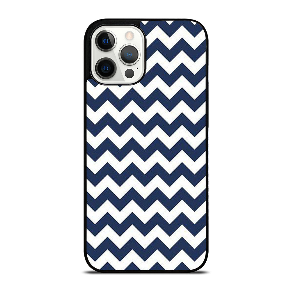 RILEY BLAKE CHEVRON PATTERN BLUE iPhone 12 Pro Max Case Cover