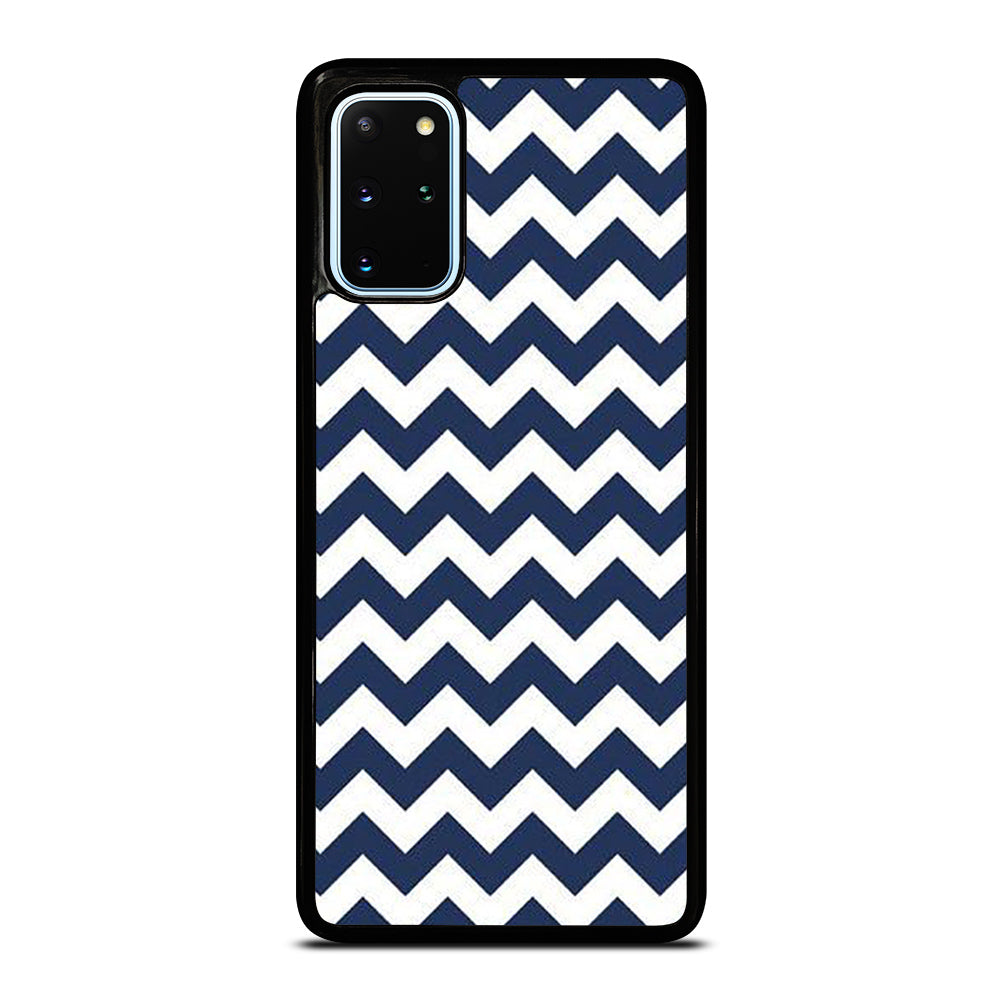 RILEY BLAKE CHEVRON PATTERN BLUE Samsung Galaxy S20 Plus Case Cover