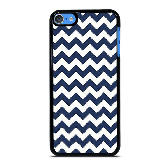 RILEY BLAKE CHEVRON PATTERN BLUE iPod Touch 7 Case Cover
