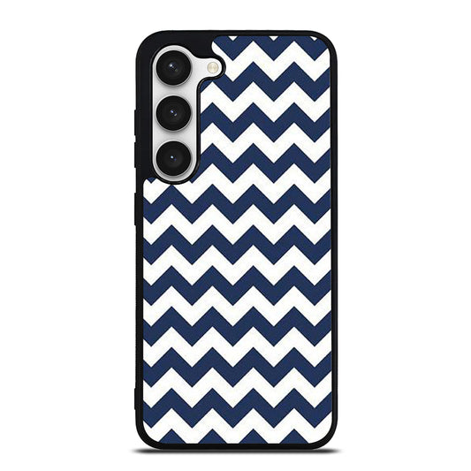 RILEY BLAKE CHEVRON PATTERN BLUE Samsung Galaxy S23 Case Cover