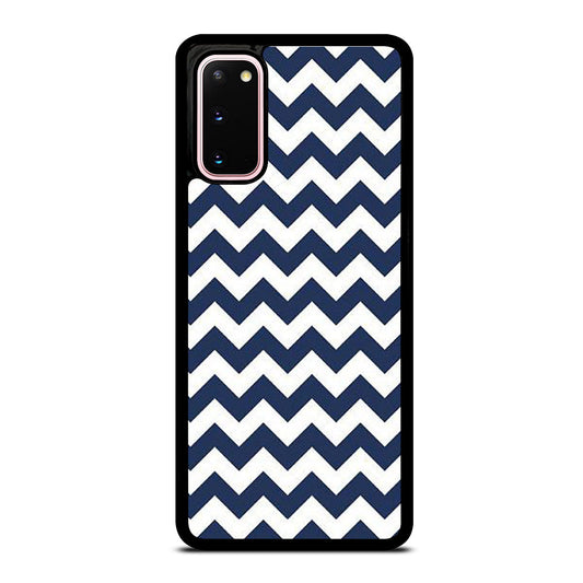 RILEY BLAKE CHEVRON PATTERN BLUE Samsung Galaxy S20 Case Cover