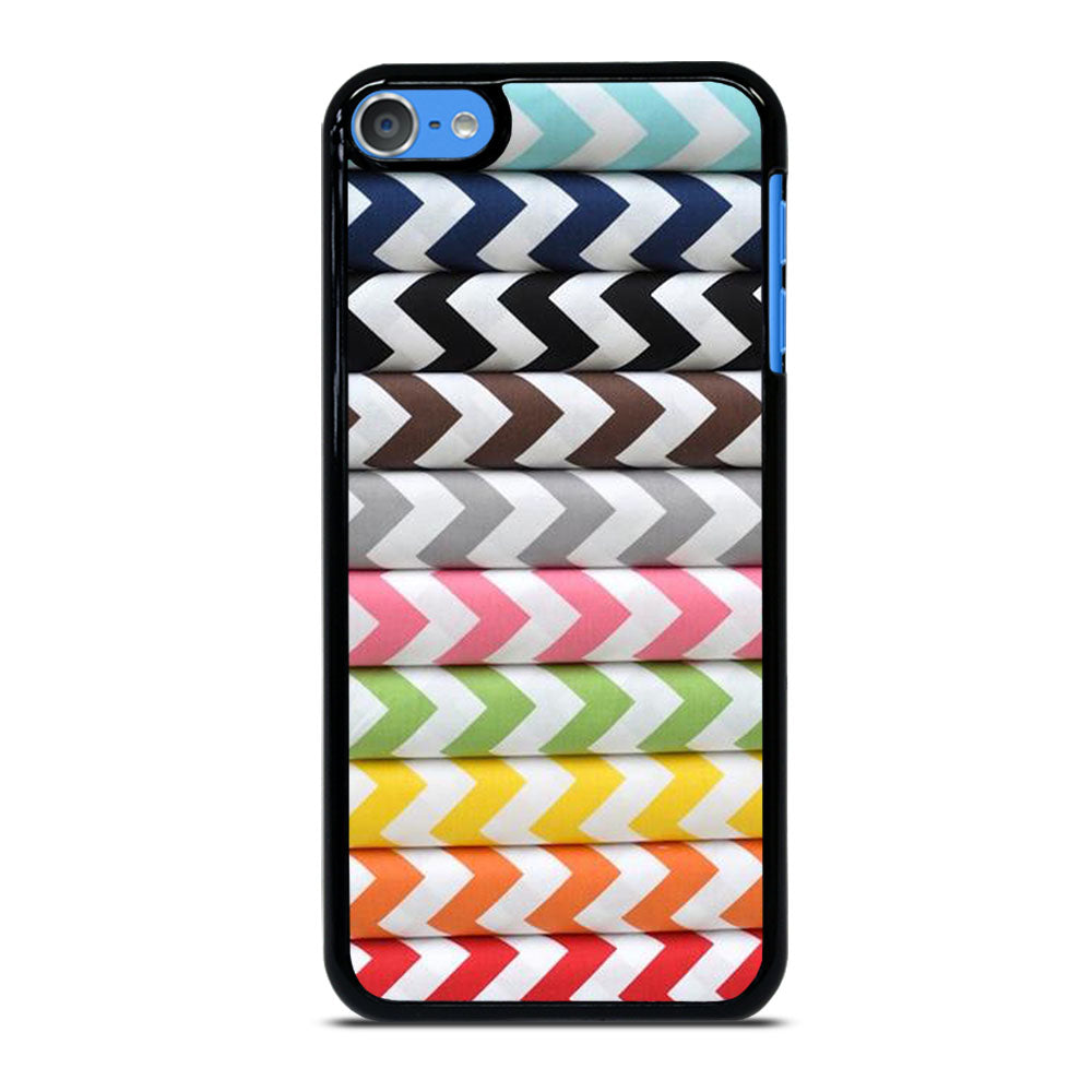 RILEY BLAKE CHEVRON PATTERN COLORFUL iPod Touch 7 Case Cover