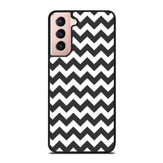 RILEY BLAKE CHEVRON PATTERN GREY Samsung Galaxy S21 Case Cover