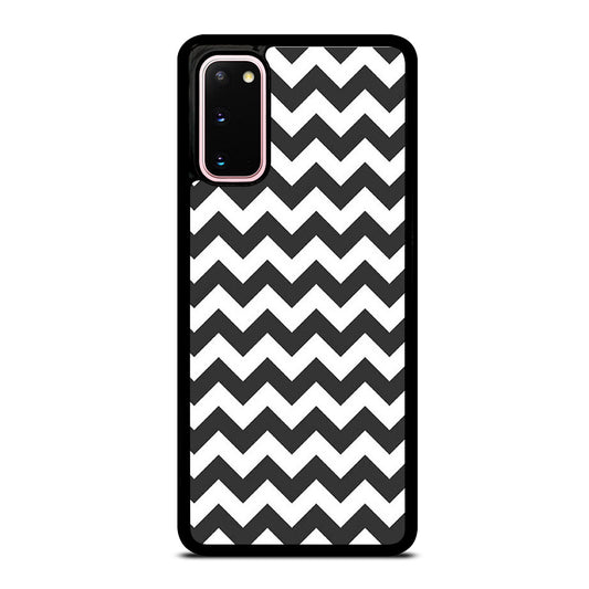 RILEY BLAKE CHEVRON PATTERN GREY Samsung Galaxy S20 Case Cover