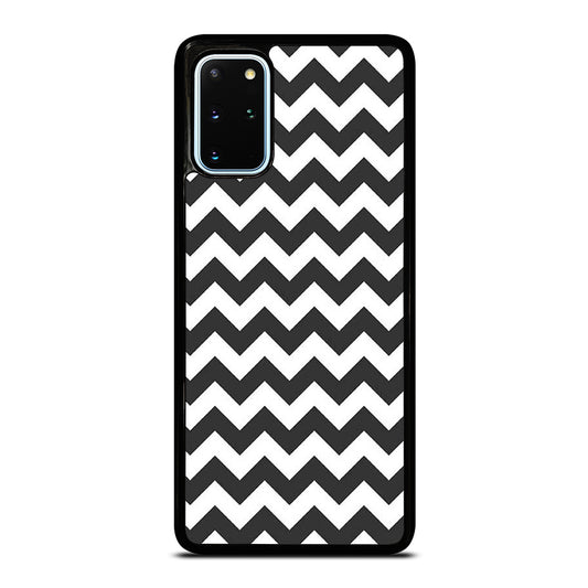 RILEY BLAKE CHEVRON PATTERN GREY Samsung Galaxy S20 Plus Case Cover