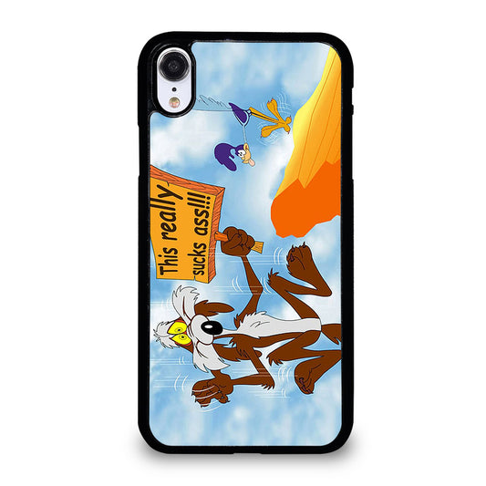 ROAD RUNNER LOONEY TUNES QUOTE iPhone XR Case Cover