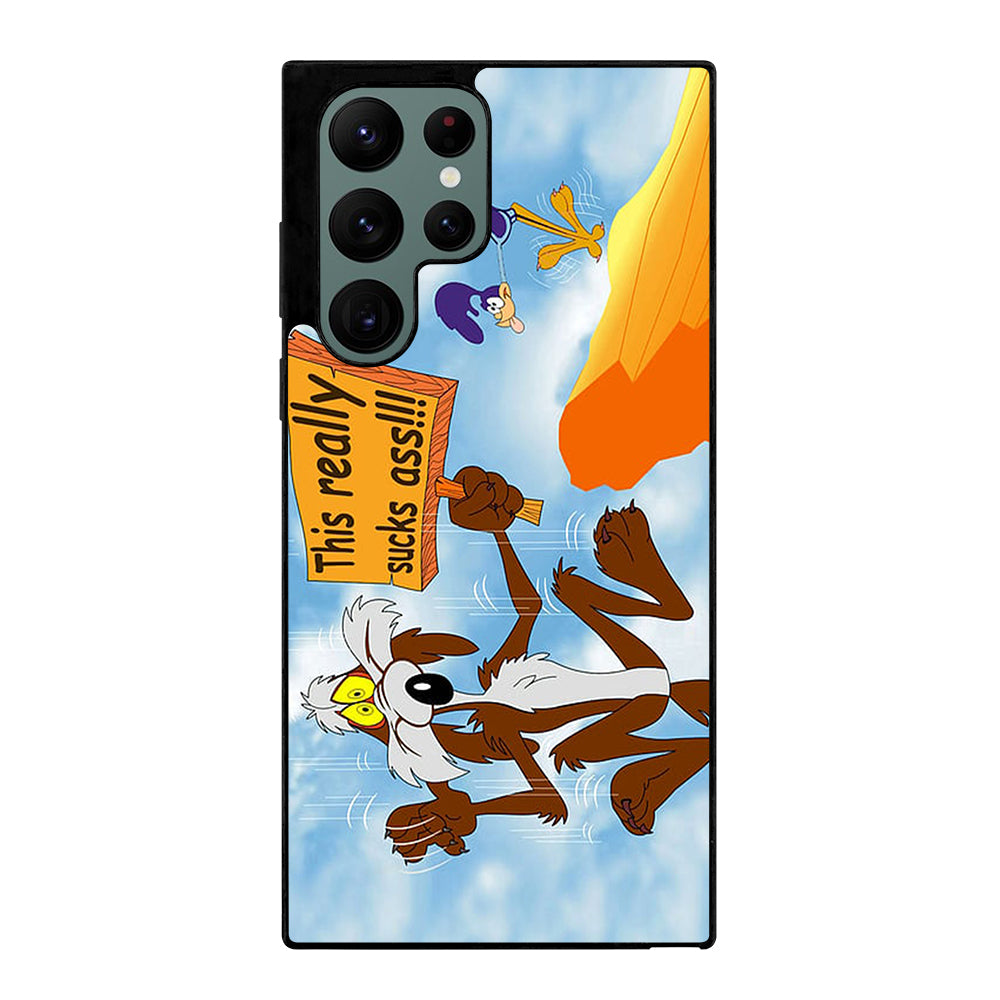 ROAD RUNNER LOONEY TUNES QUOTE Samsung Galaxy S22 Ultra Case Cover