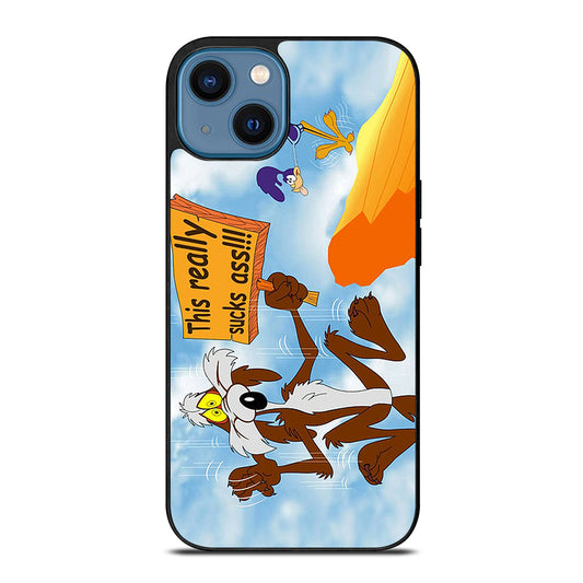 ROAD RUNNER LOONEY TUNES QUOTE iPhone 14 Case Cover