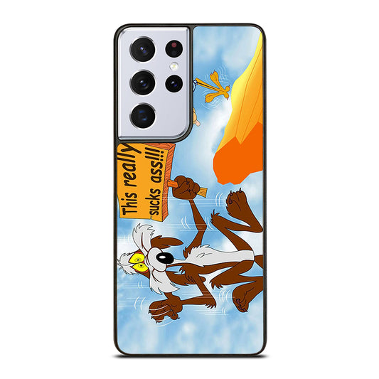 ROAD RUNNER LOONEY TUNES QUOTE Samsung Galaxy S21 Ultra Case Cover