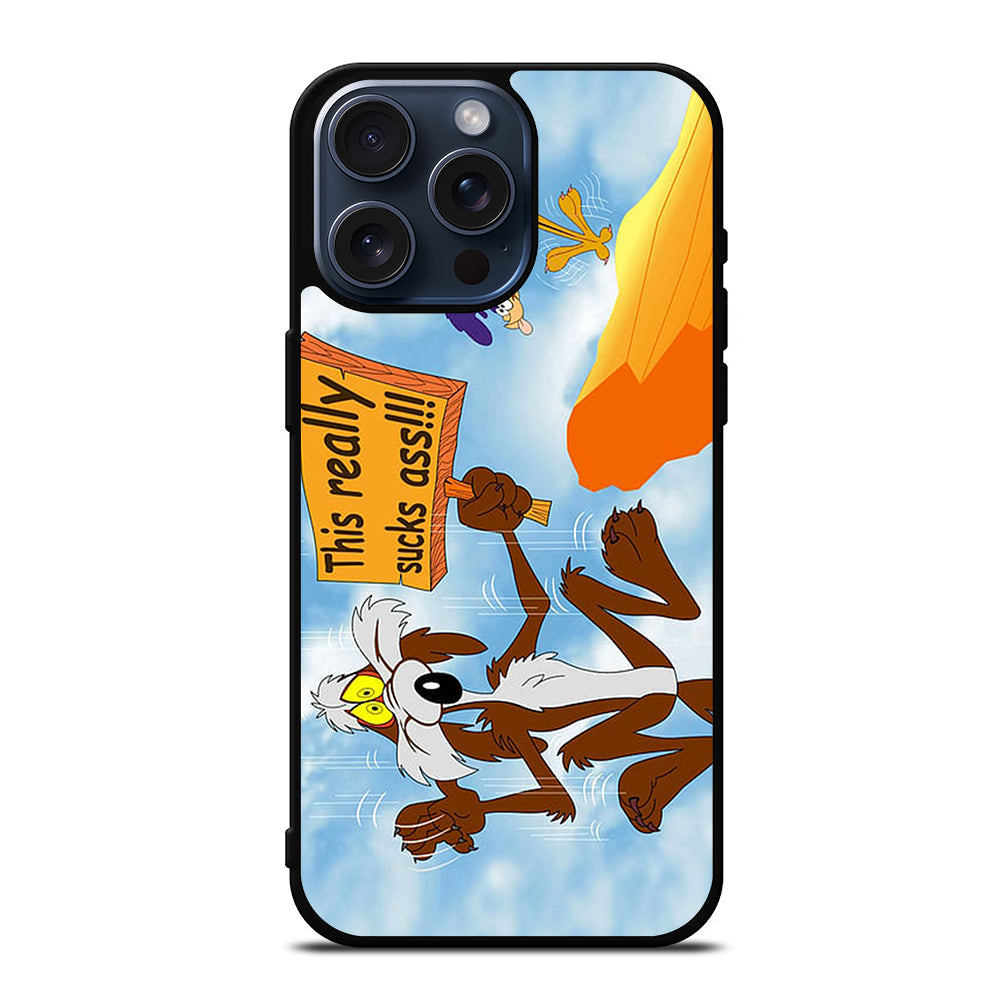 ROAD RUNNER LOONEY TUNES QUOTE iPhone 15 Pro Max Case Cover
