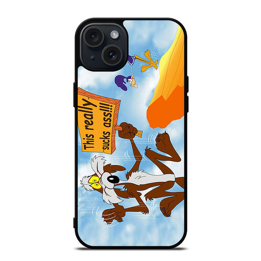 ROAD RUNNER LOONEY TUNES QUOTE iPhone 15 Plus Case Cover