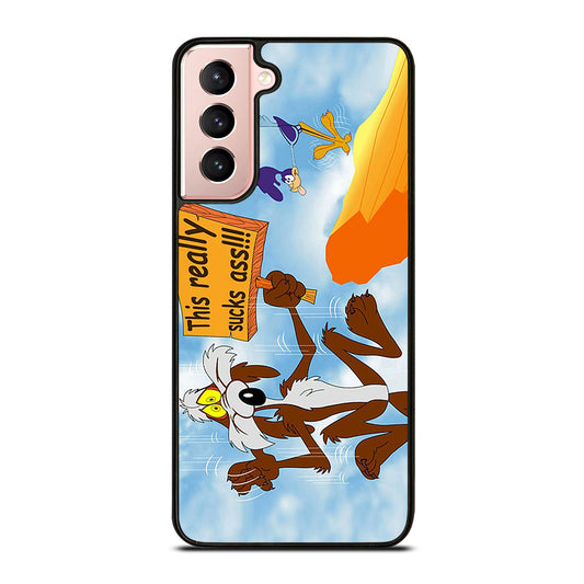 ROAD RUNNER LOONEY TUNES QUOTE Samsung Galaxy S21 Case Cover