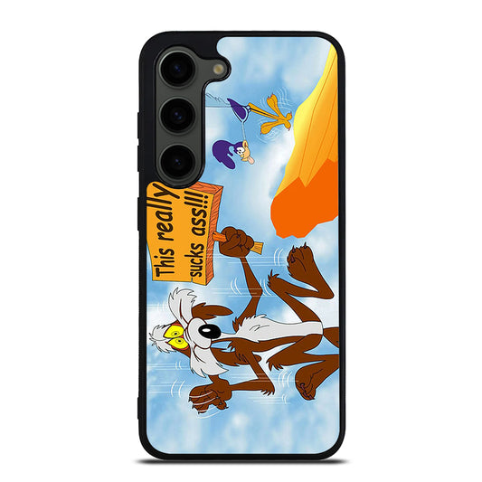 ROAD RUNNER LOONEY TUNES QUOTE Samsung Galaxy S23 Plus Case Cover