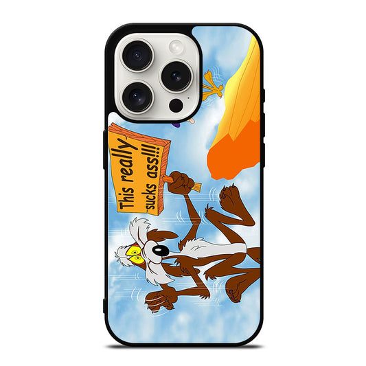 ROAD RUNNER LOONEY TUNES QUOTE iPhone 15 Pro Case Cover