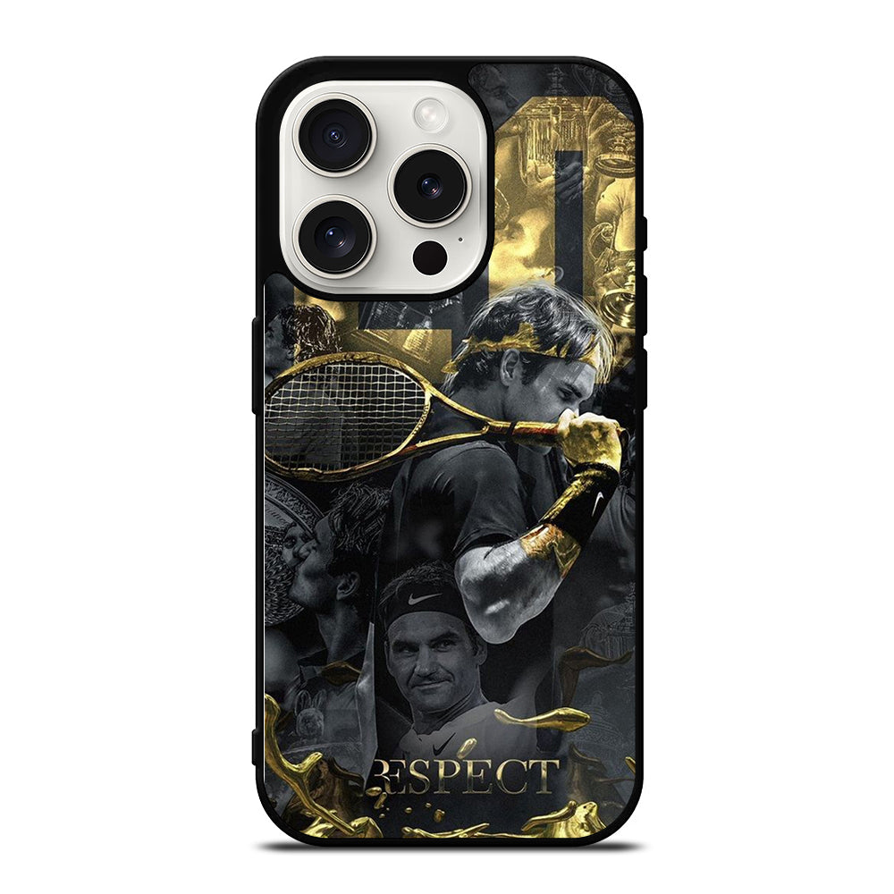 ROGER FEDERER TENNIS 2 iPhone 15 Pro Case Cover