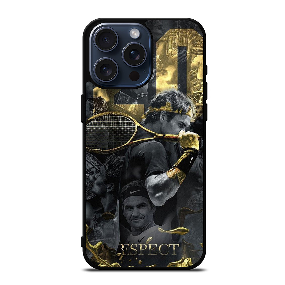 ROGER FEDERER TENNIS 2 iPhone 15 Pro Max Case Cover