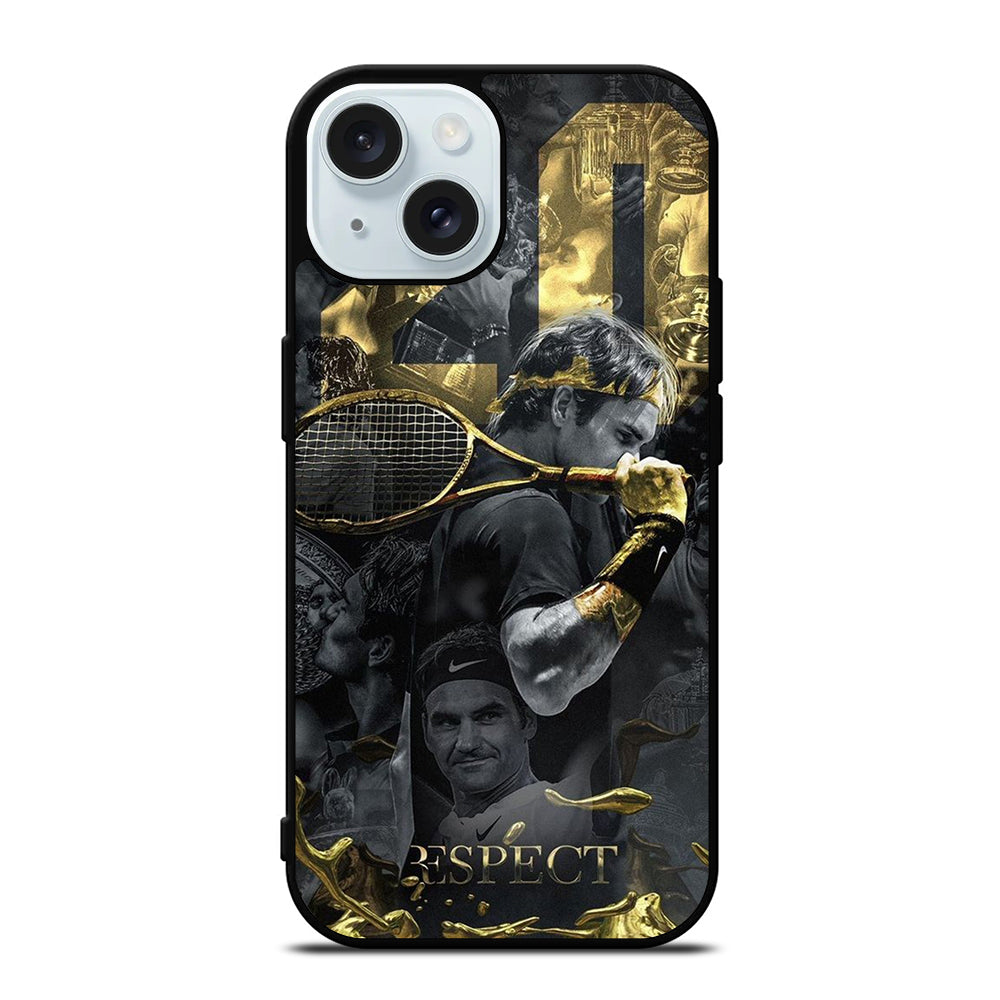 ROGER FEDERER TENNIS 2 iPhone 15 Case Cover
