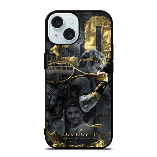 ROGER FEDERER TENNIS 2 iPhone 15 Case Cover
