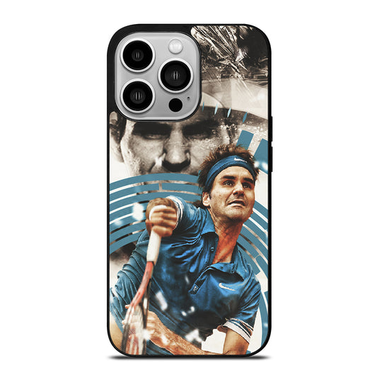ROGER FEDERER TENNIS iPhone 14 Pro Case Cover