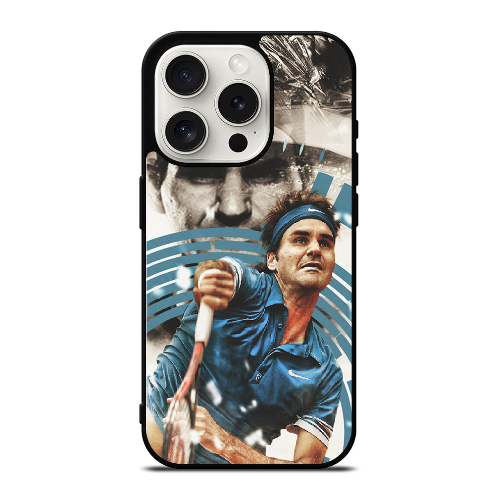 ROGER FEDERER TENNIS iPhone 15 Pro Case Cover