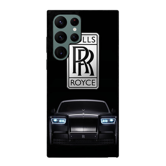 ROLLS ROYCE BLACK CAR Samsung Galaxy S22 Ultra Case Cover