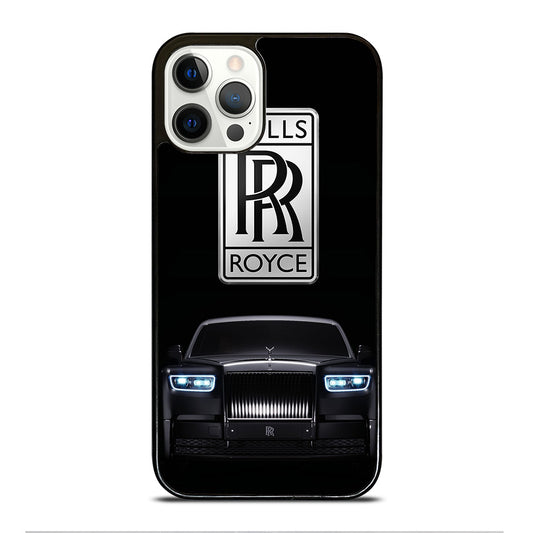 ROLLS ROYCE BLACK CAR iPhone 12 Pro Case Cover