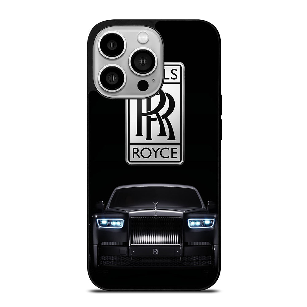 ROLLS ROYCE BLACK CAR iPhone 14 Pro Case Cover