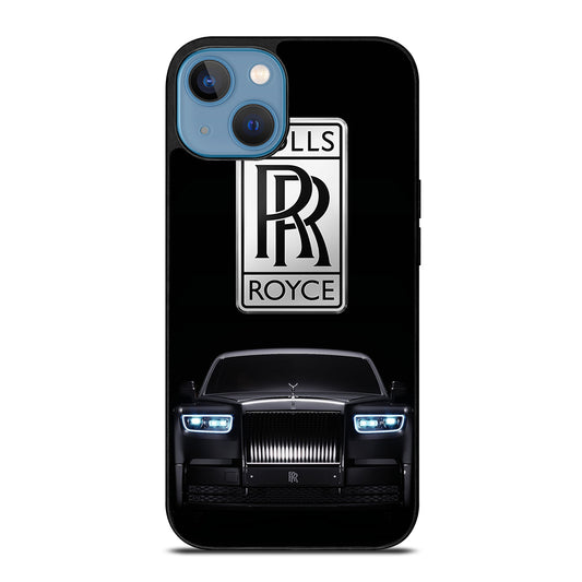 ROLLS ROYCE BLACK CAR iPhone 13 Case Cover