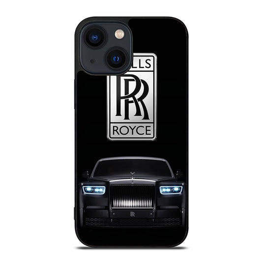 ROLLS ROYCE BLACK CAR iPhone 14 Plus Case Cover