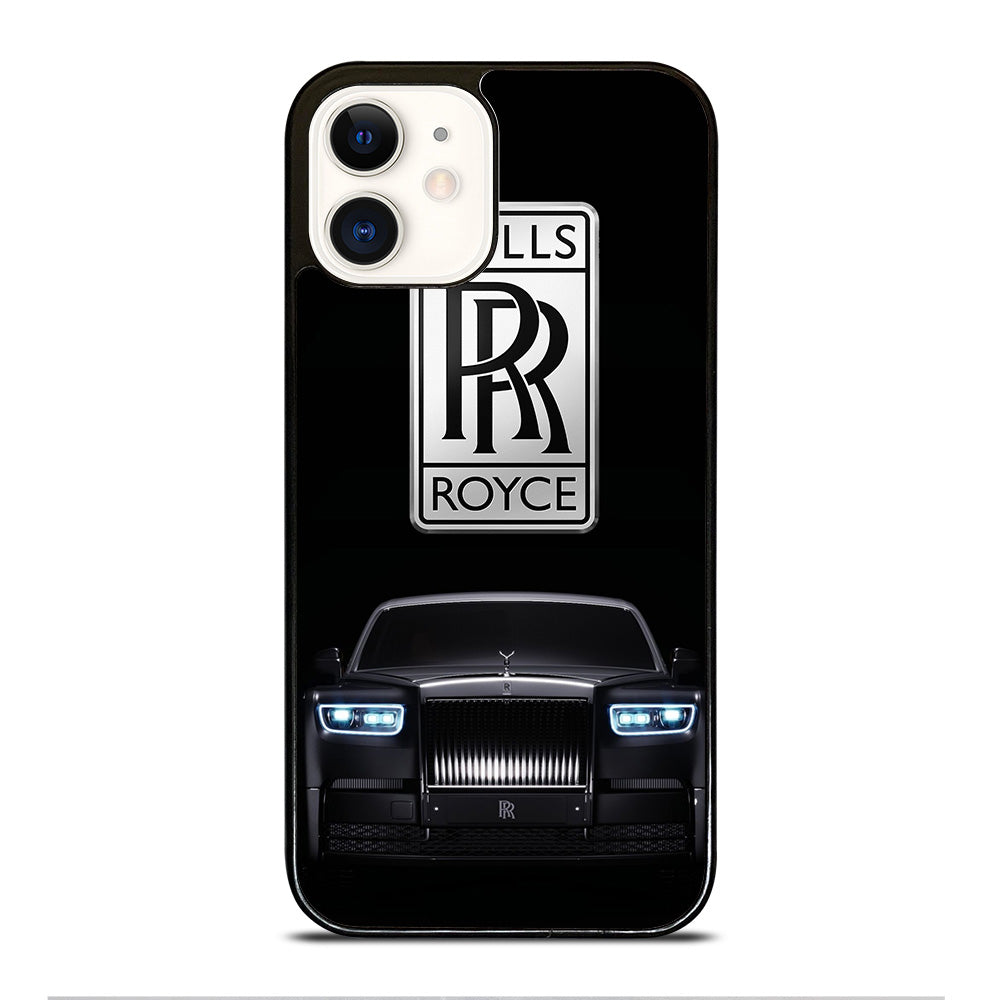 ROLLS ROYCE BLACK CAR iPhone 12 Case Cover
