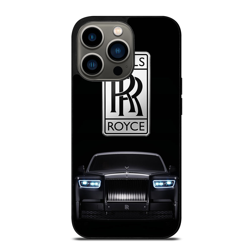 ROLLS ROYCE BLACK CAR iPhone 13 Pro Case Cover