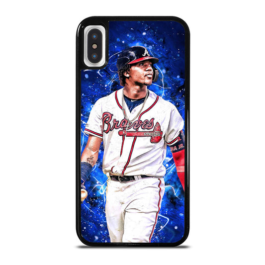 RONALD ACUNA JR ATLANTA BRAVES BASEBALL iPhone X / XS Case Cover