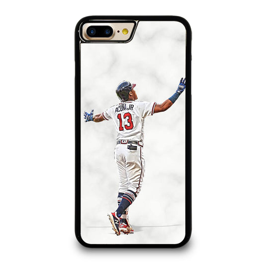 RONALD ACUNA JR ATLANTA BRAVES MARBLE iPhone 7 / 8 Plus Case Cover