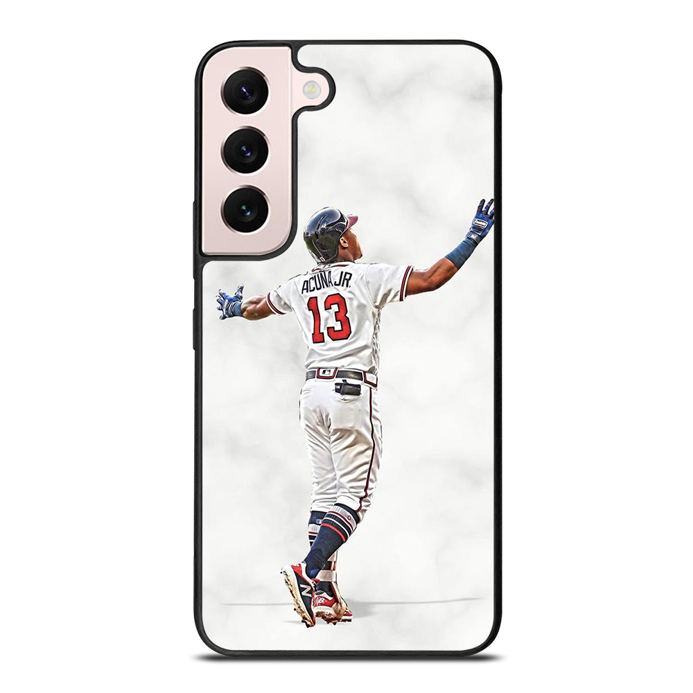 RONALD ACUNA JR ATLANTA BRAVES MARBLE Samsung Galaxy S22 Plus Case Cover