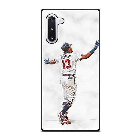 RONALD ACUNA JR ATLANTA BRAVES MARBLE Samsung Galaxy Note 10 Case Cover