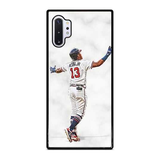 RONALD ACUNA JR ATLANTA BRAVES MARBLE Samsung Galaxy Note 10 Plus Case Cover