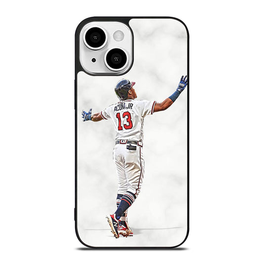 RONALD ACUNA JR ATLANTA BRAVES MARBLE iPhone 13 Mini Case Cover