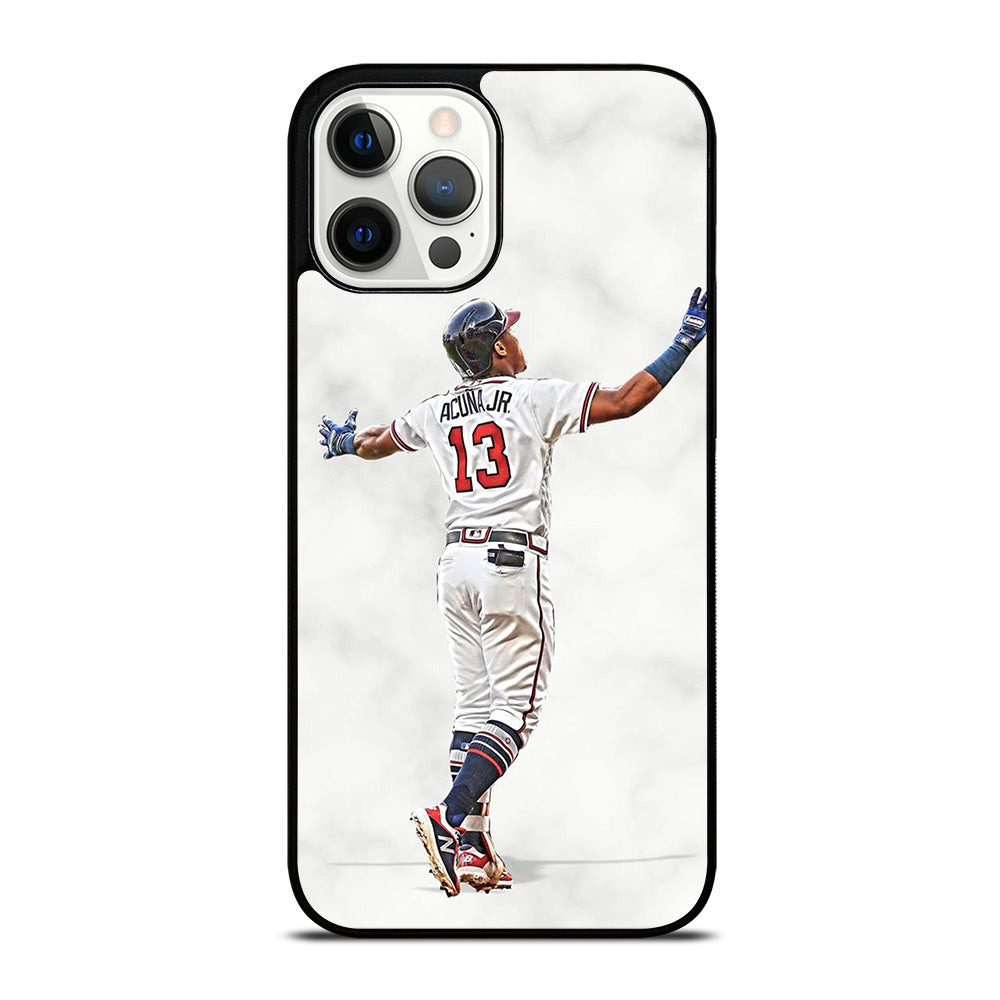 RONALD ACUNA JR ATLANTA BRAVES MARBLE iPhone 12 Pro Max Case Cover