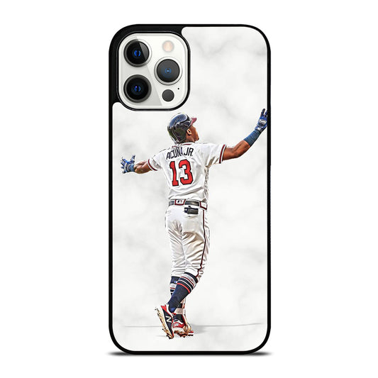 RONALD ACUNA JR ATLANTA BRAVES MARBLE iPhone 12 Pro Max Case Cover